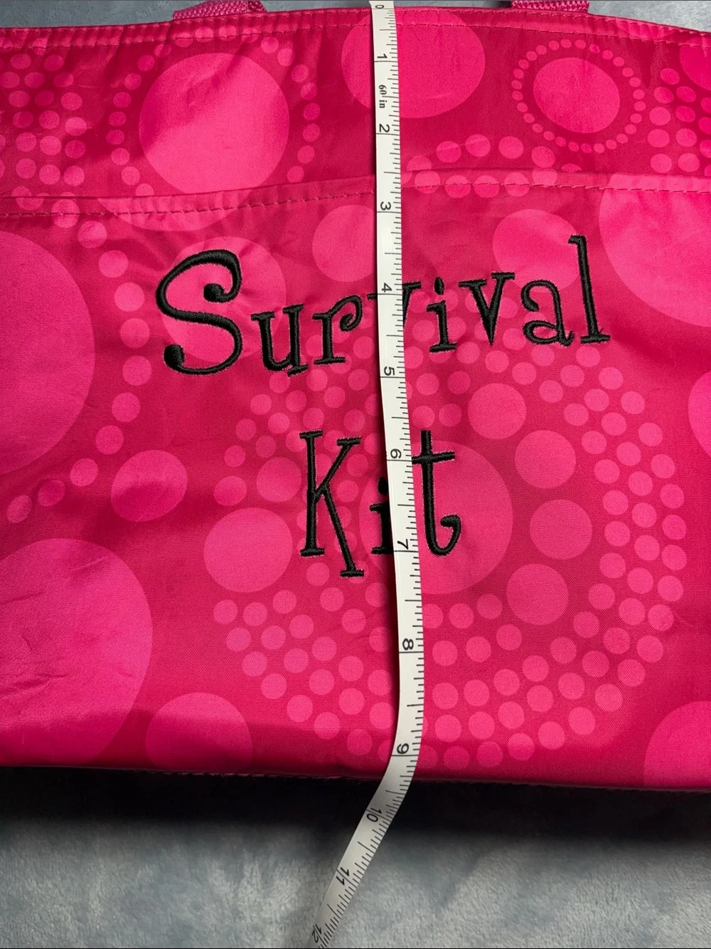 thirty-one Pink Circle-Print Lunch or Beach Snack Tote